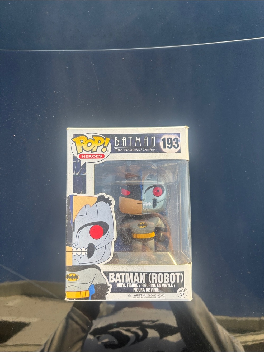 Funko Pop! Heroes Batman (Robot) Vinyl Figure - Black, Gray, Yellow, Red